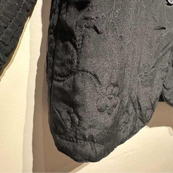 Vintage 100% silk Simpsons Quilted Jacket - Picture 5 of 8